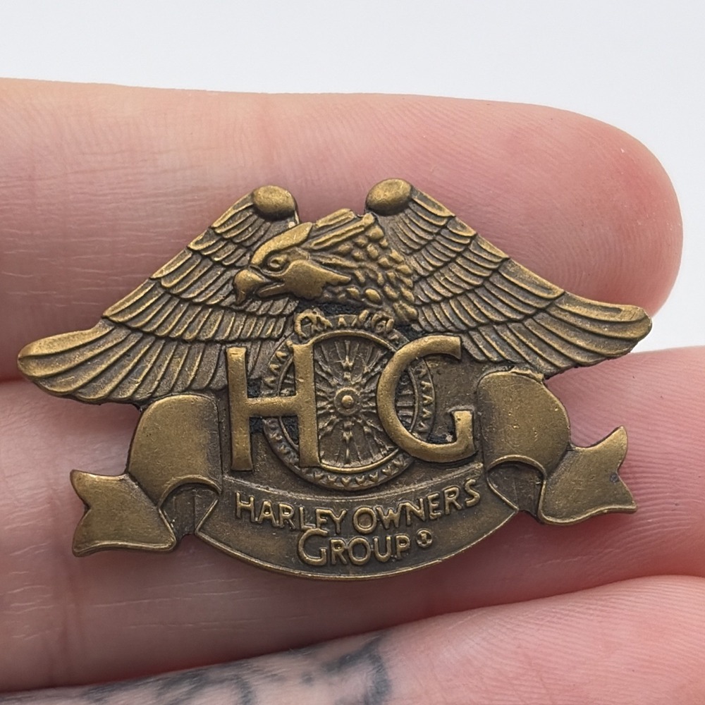 Harley Owners Group Harley Davidson Motorcycles Lapel Hat Pin